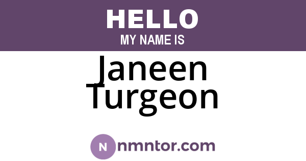Janeen Turgeon