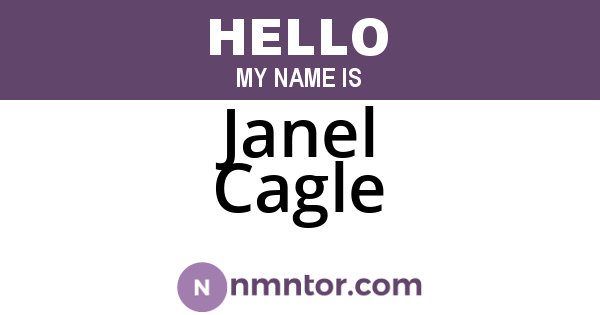 Janel Cagle