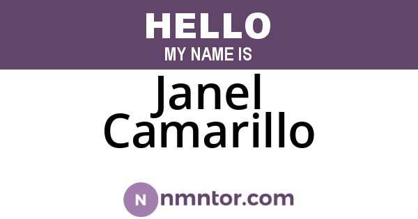 Janel Camarillo