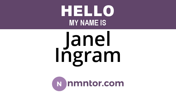 Janel Ingram