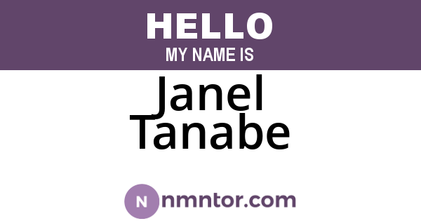 Janel Tanabe