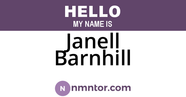 Janell Barnhill