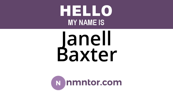 Janell Baxter