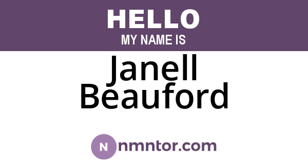 Janell Beauford