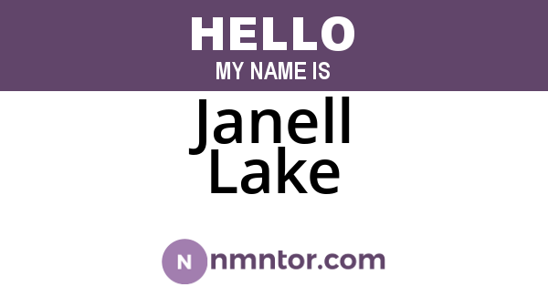 Janell Lake