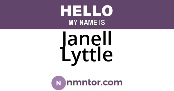 Janell Lyttle