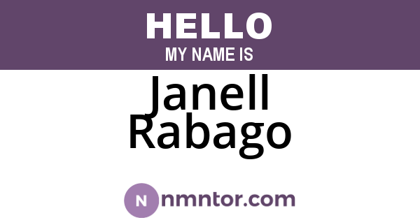 Janell Rabago