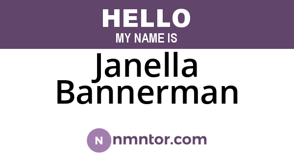 Janella Bannerman