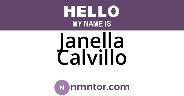 Janella Calvillo