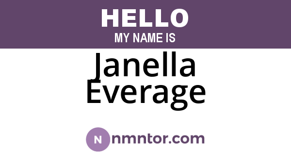 Janella Everage