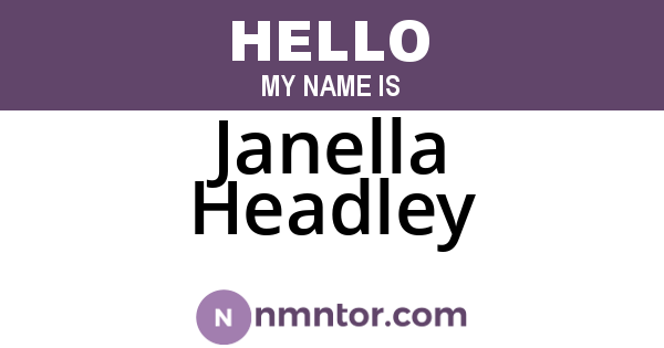 Janella Headley