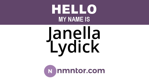 Janella Lydick