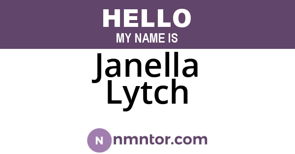 Janella Lytch