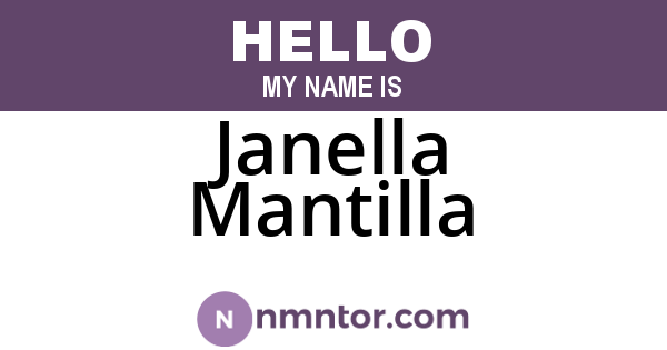 Janella Mantilla
