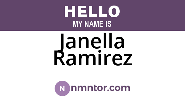 Janella Ramirez
