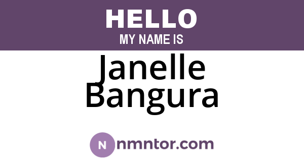 Janelle Bangura