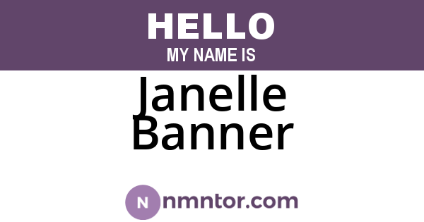Janelle Banner
