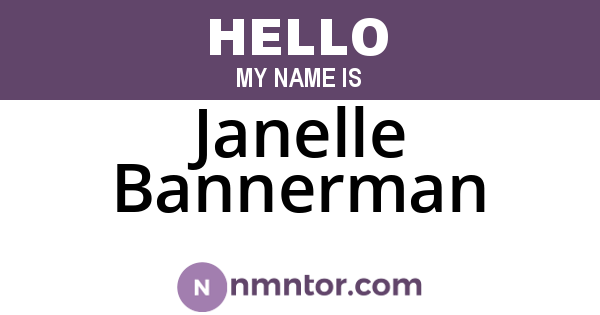 Janelle Bannerman