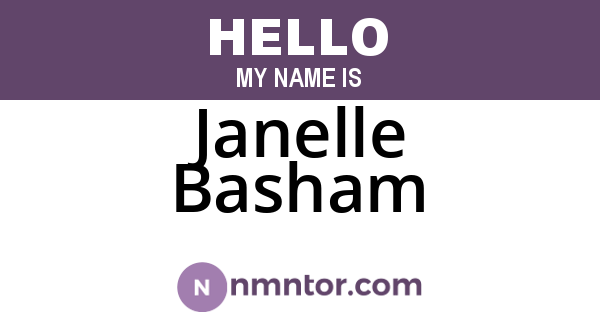 Janelle Basham