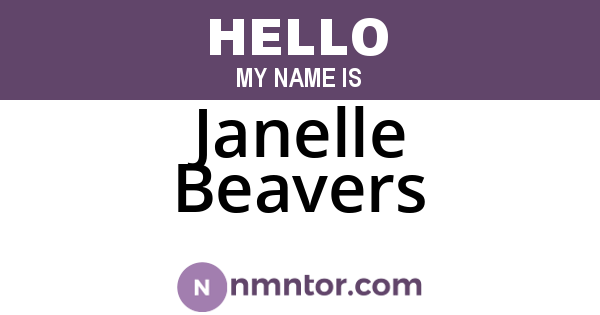 Janelle Beavers