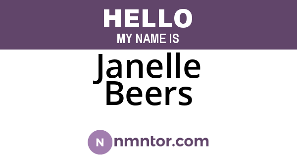 Janelle Beers