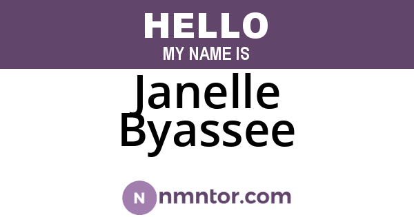 Janelle Byassee