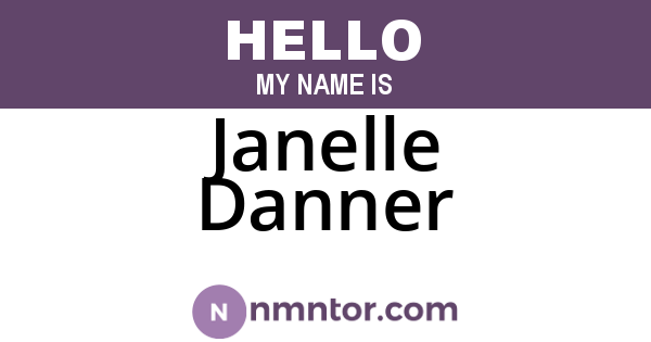 Janelle Danner