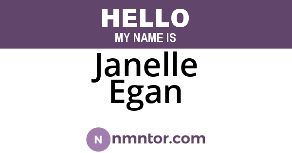Janelle Egan
