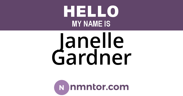 Janelle Gardner