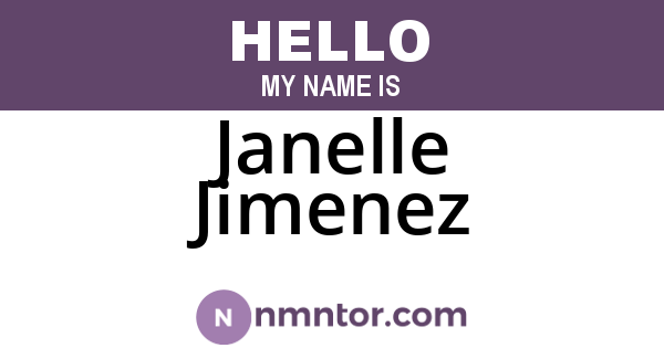 Janelle Jimenez