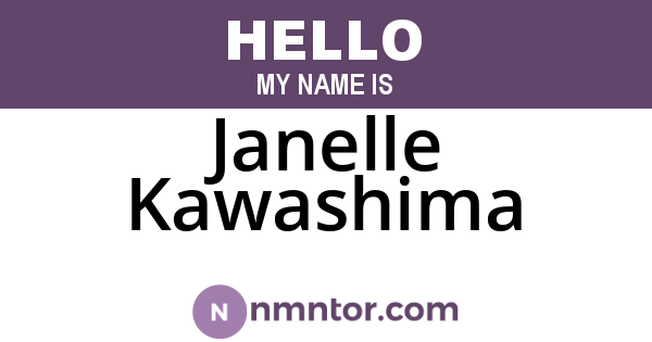 Janelle Kawashima