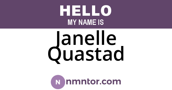 Janelle Quastad