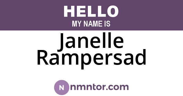 Janelle Rampersad
