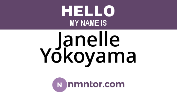 Janelle Yokoyama
