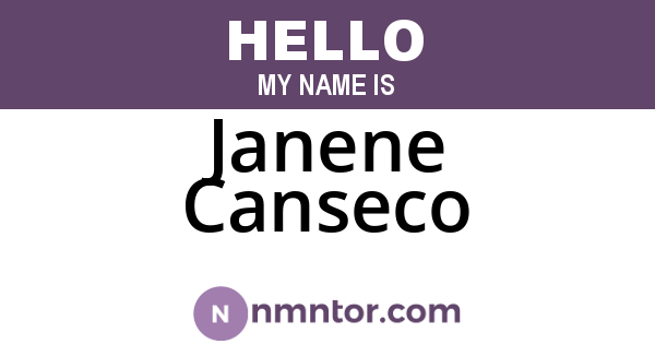 Janene Canseco