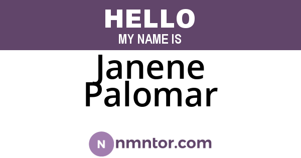 Janene Palomar