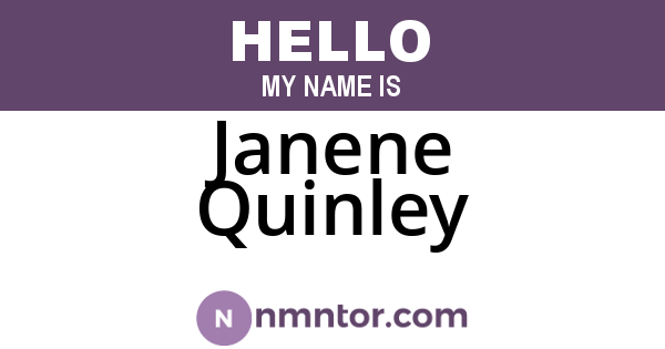 Janene Quinley