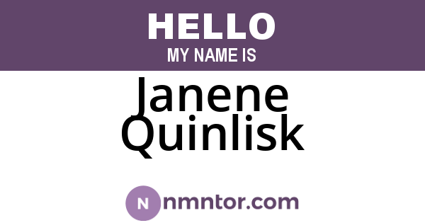 Janene Quinlisk