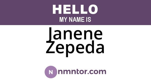 Janene Zepeda