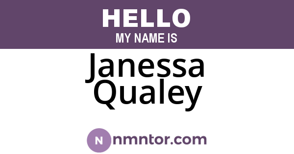 Janessa Qualey