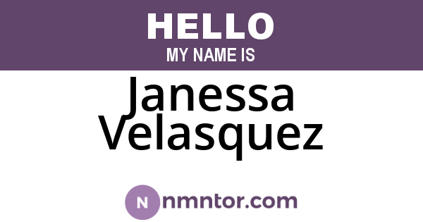 Janessa Velasquez