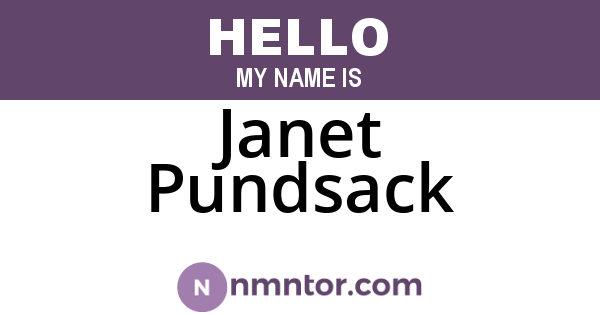 Janet Pundsack