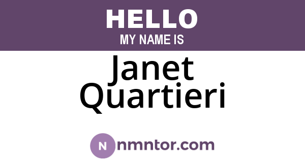 Janet Quartieri