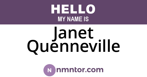 Janet Quenneville
