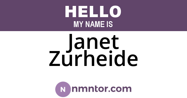 Janet Zurheide