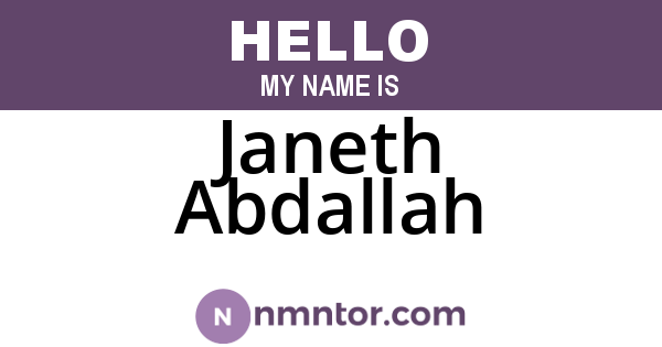 Janeth Abdallah