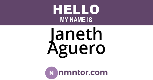 Janeth Aguero