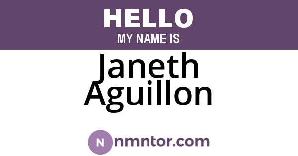Janeth Aguillon