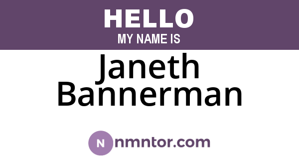Janeth Bannerman