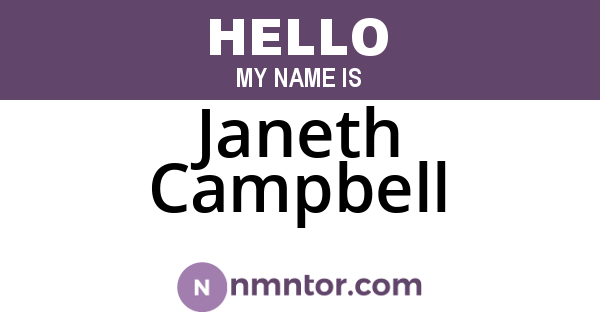 Janeth Campbell